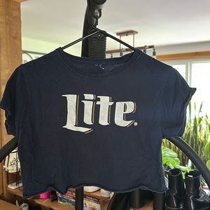 Vintage miller light crop top